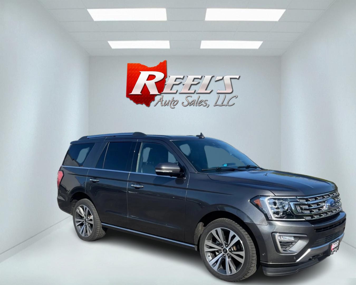 2021 Gray /Black Ford Expedition Limited 302A 4WD (1FMJU2AT0ME) with an 3.5L V6 DOHC 24V TWIN TURBO engine, 10 Speed Auto transmission, located at 11115 Chardon Rd. , Chardon, OH, 44024, (440) 214-9705, 41.580246, -81.241943 - Photo#3